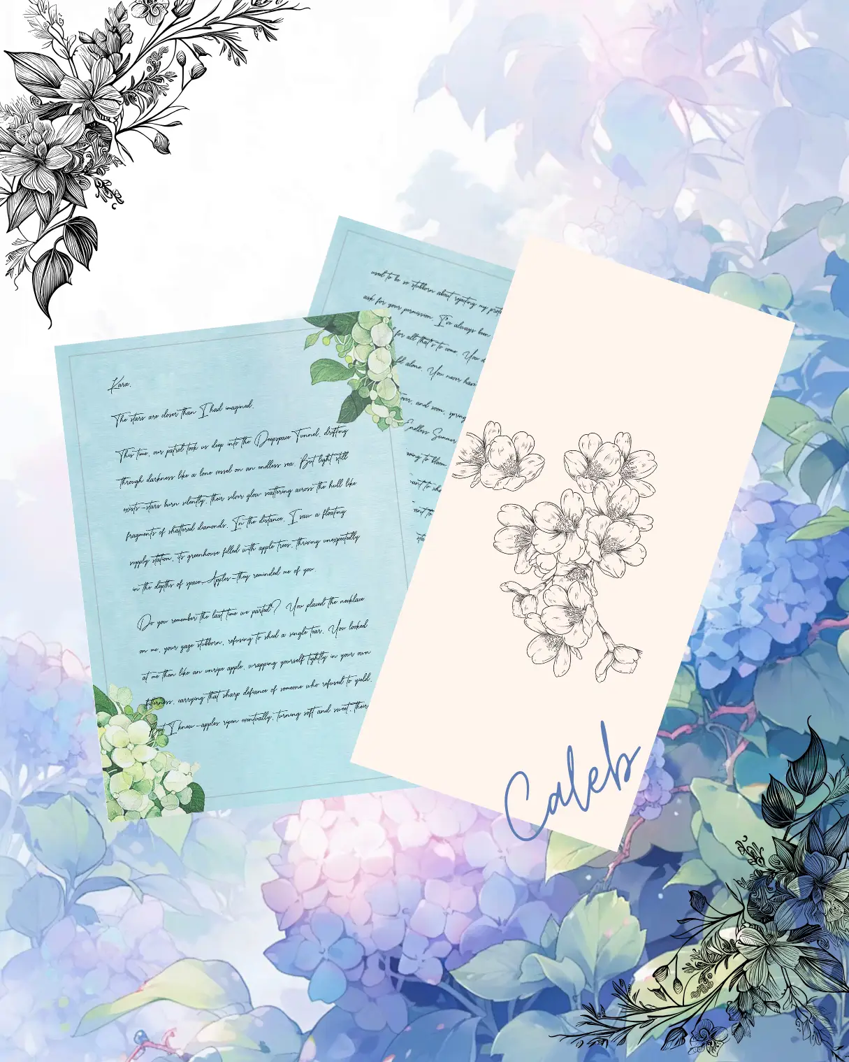 Love and Deepspace - Caleb’s Handwritten Letter